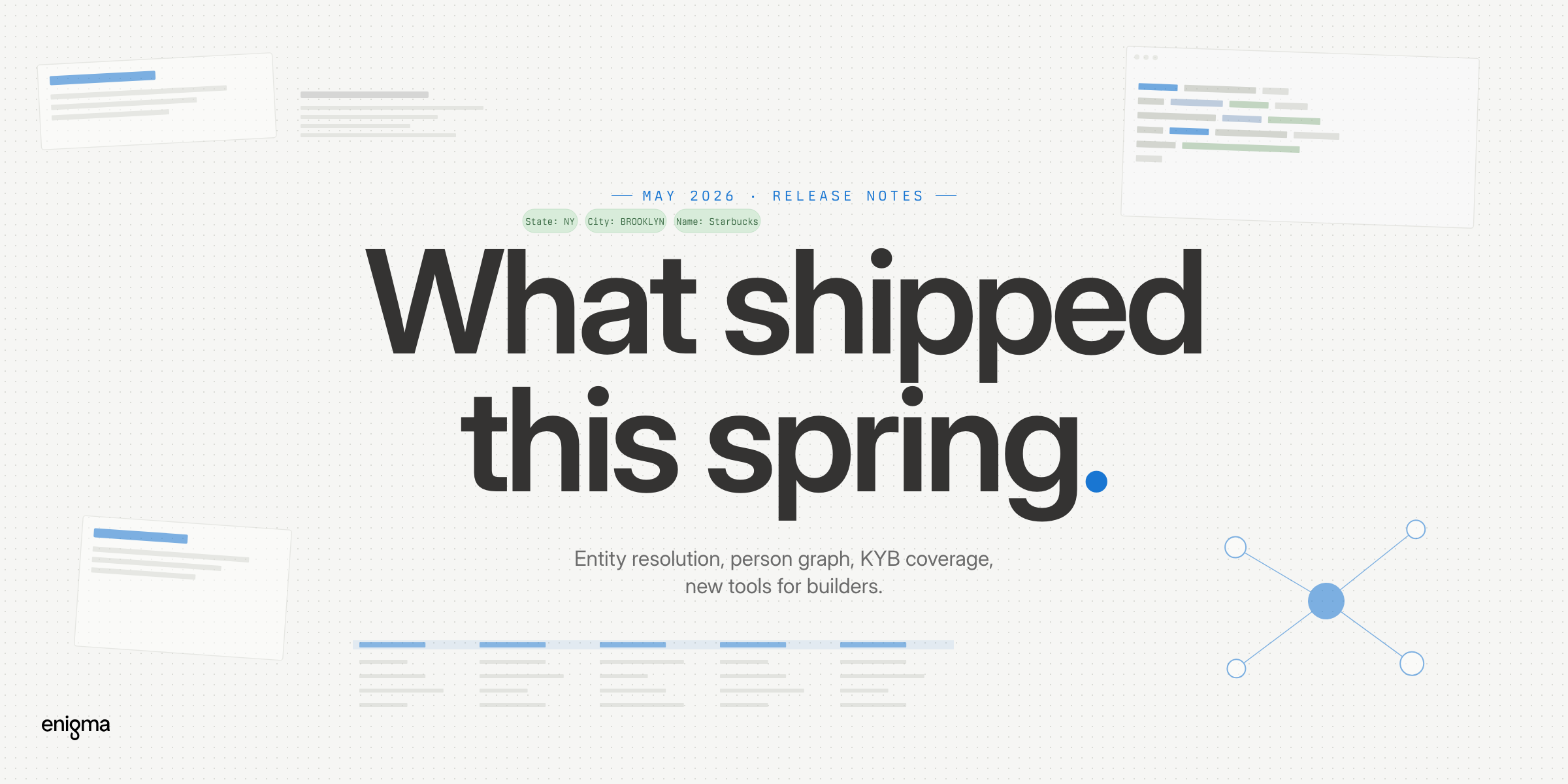 What Shipped This Spring