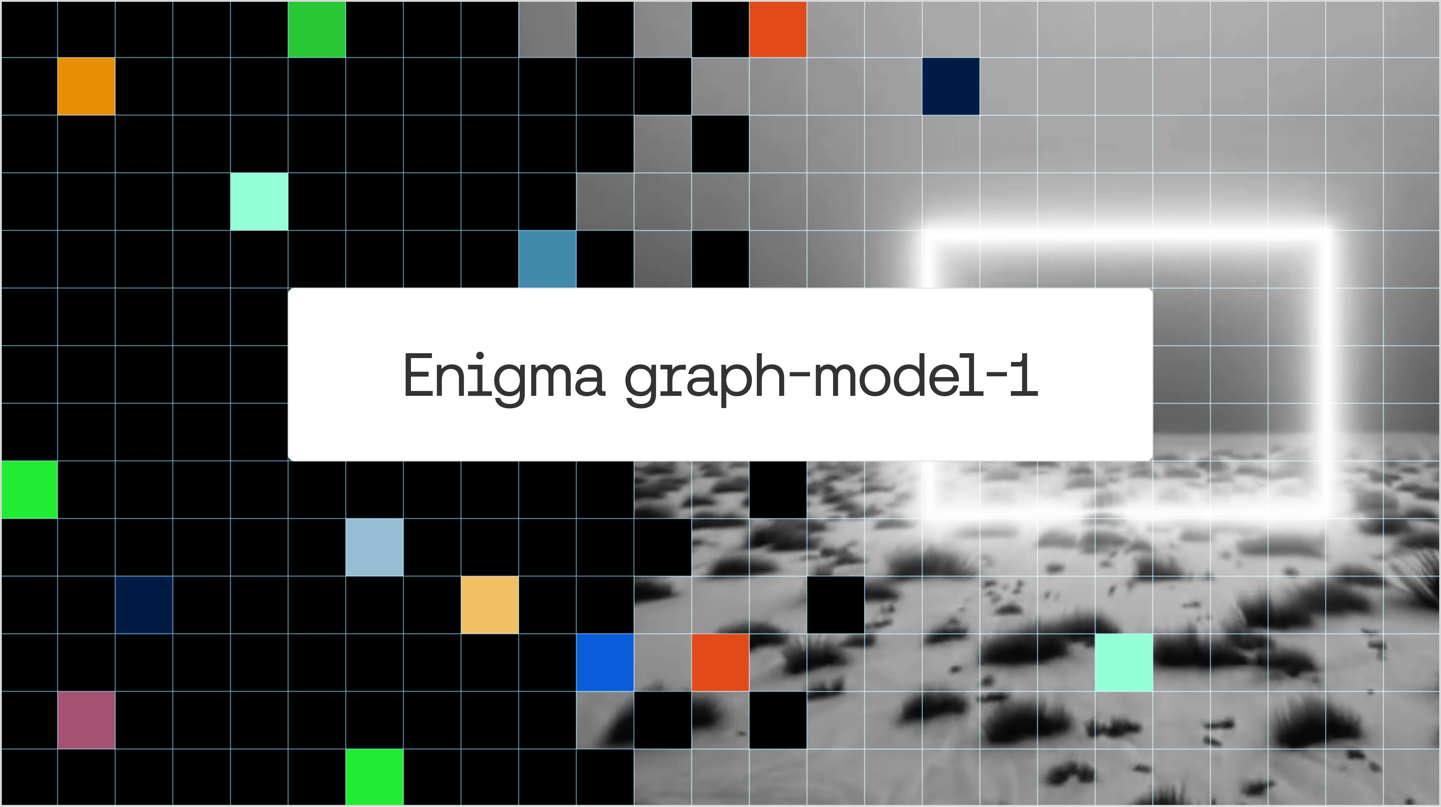 Announcement: Enigma graph-model-1 (Research Preview)