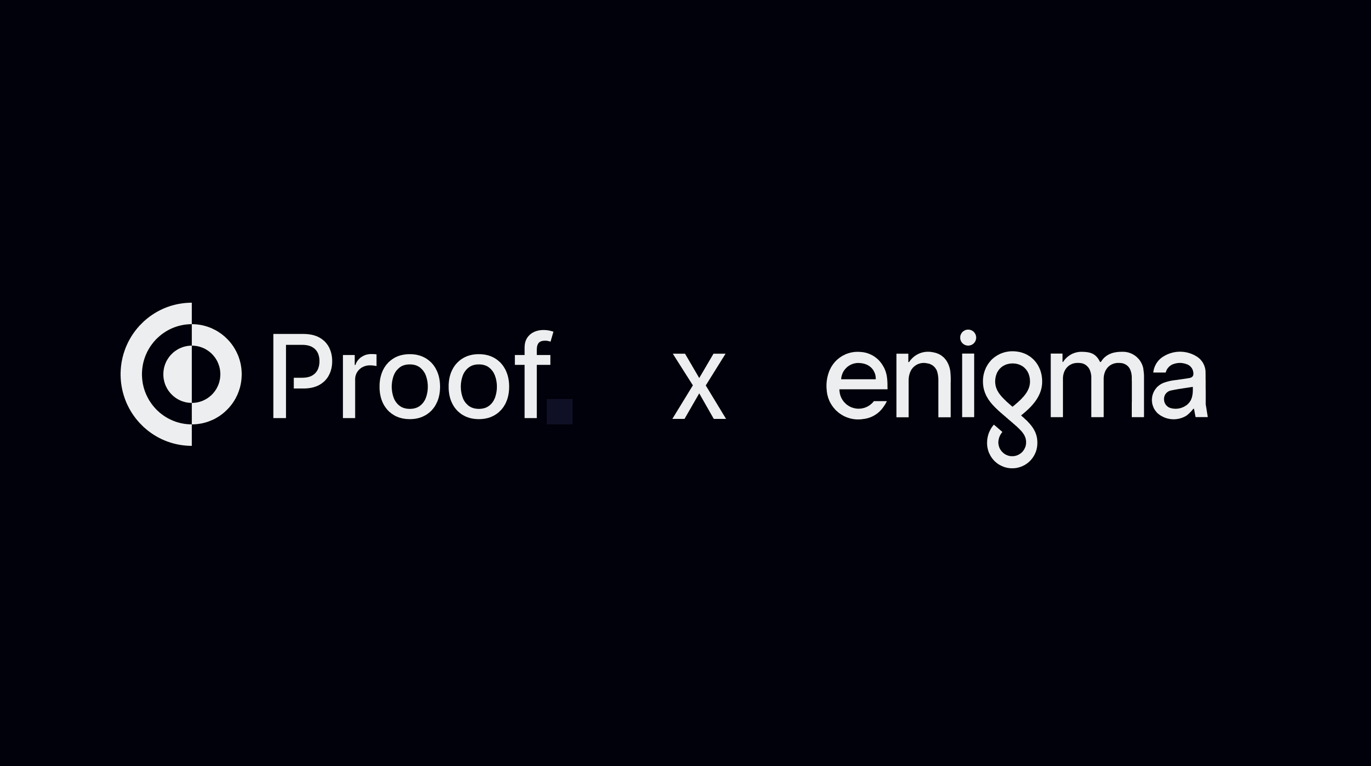 Proof and Enigma Partner to Launch a Verified Business Identity and Authorization Layer for U.S. Businesses