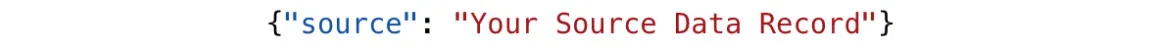 Source: Your Source data record