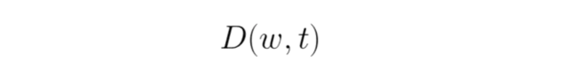 D(w,t)