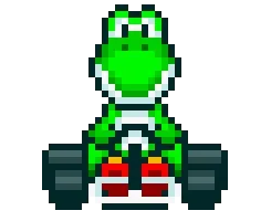 A GIF of Yoshi rotating